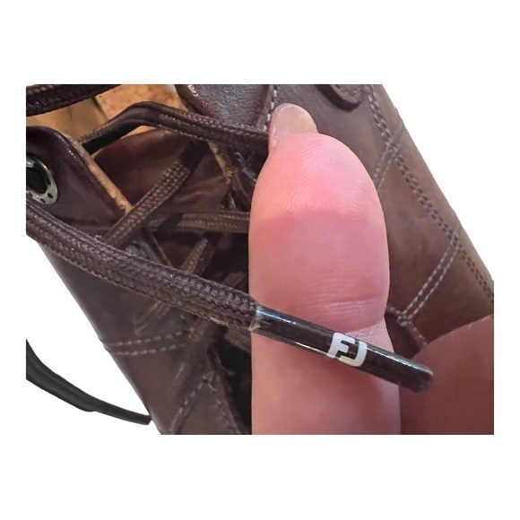 FootJoy Versaluxe Spikeless Golf Shoes Brown Leather Mens 11 XW - Picture 9 of 11